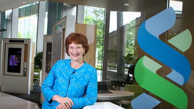 Karen Fawcett, the group head for retail clients at Standard Chartered, said the bank’s strategy to lure more retail clients in Asia, the Middle East and Africa is chiefly centred around enticing employees of corporate clients to bank with them. Courtesy Standard Chartered