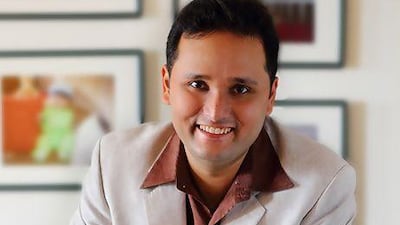 Indian author Amish Tripathi's path to success began with him publishing and marketing his first novel. Courtesy Amish Tripathi