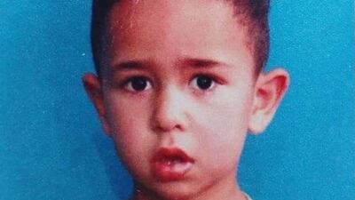 Rayan Suleiman, seven, was 'shrieking in fear' at sight of the Israeli forces, his family said. Photo: Wafa