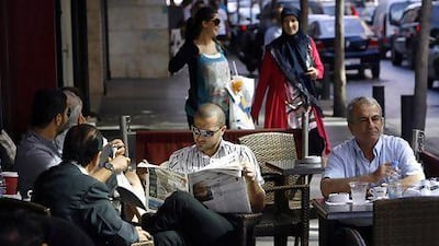 The unemployment rate in Lebanon stands at 11 per cent and with new graduates entering the job market it will only get worse. AFP