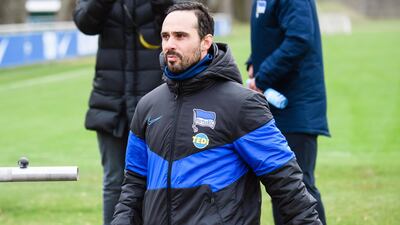 Alexander Nouri has taken over as Hertha's new interim manager after Jurgen Klinsmann stepped down. EPA