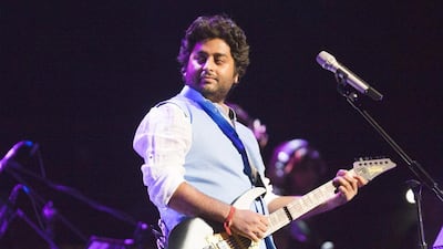 Arijit Singh will perform with London’s Grand Symphony Orchestra as part of the Dubai Shopping Festival’s Celebration Nights. Robin Little / Redferns via Getty Images