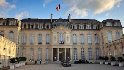 The Elysee Palace. France meets 70 per cent of its electricity needs from nuclear power. AFP