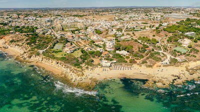 Praia da Gale is one of Portugal’s most picturesque coastal destinations. Getty Images