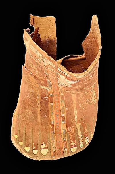 The lower fragment of a sarcophagus found at Aswan. Photo: Ministry of Tourism & Antiquities