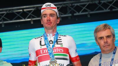 Brandon McNulty only joined UAE Team Emirates at the start of the year. Courtesy photo