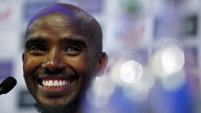Britain Athletics - London Anniversary Games Preview Press Conference - Grange Tower Bridge Hotel, London - 22/7/16Great Britain's Mo Farah during the press conferenceAction Images via Reuters / Andrew CouldridgeLivepicEDITORIAL USE ONLY.
