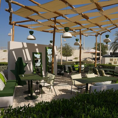 Beach-side pop-up Sidewalk on Hudayriyat Island. Sidewalk / Instagram