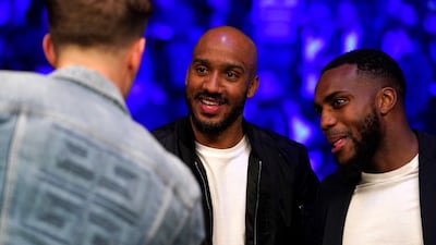Watford's Danny Rose (right) and Everton's Fabian Delph at the AO Arena. PA