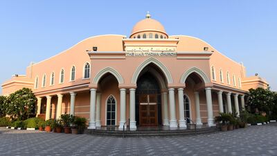 Mar Thoma Church in Mussaffah, Abu Dhabi. Khushnum Bhandari for The National