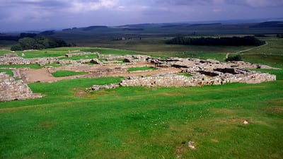 Roman fort at Housesteads, Northumberland, in England. Getty Images