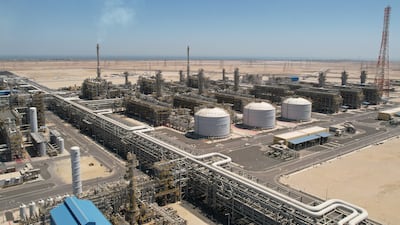 The Al Zour oil refinery, south of Kuwait City. AFP