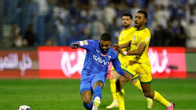 Al Hilal's Malcom scores their second goal. Reuters