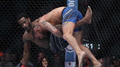 Santiago Ponzinbbio takes down Geoff Neal. Reuters