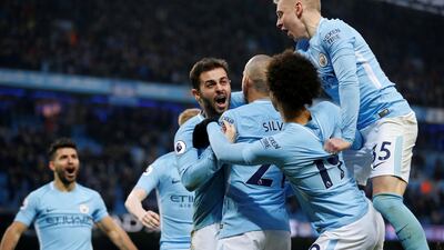 Manchester City will be in Abu Dhabi for a short training camp. Andrew Yates / Reuters