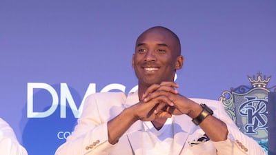 Kobe Bryant, pictured during his visit this year to Dubai, has signed a two-year contract extension with Los Angeles Lakers. Jeffrey E Biteng / The National