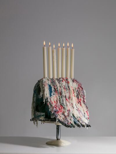 'Untitled' (2019), a ceramic installation by Shereen Shalhoub. Courtesy of the artist