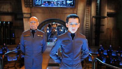 A scene from the movie Ender's Game. Summit Entertainment / Richard Foreman / AP Photo