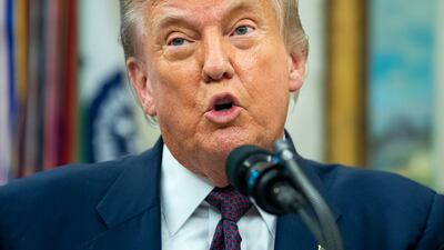 US President Donald Trump has said the Abraham Accords will 'ensure peace' in the region. EPA