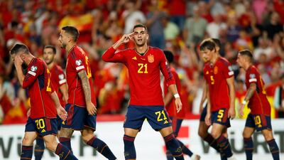 Ferran Torres scored twice in Spain's 6-0 win over Cyrpus in Euro 20204 qualifying. AP