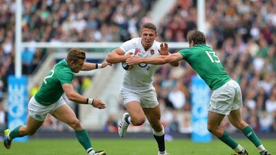 Sam Burgess has not really been challenged yet. When he played against France, on debut in the opening warm up match last month, there was no Mathieu Bastareaud or Wesley Fofana. He did not play against their best backline. Glyn Kirk / AFP