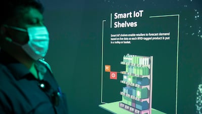 A smart operating system devised by Siemens has been used inside and outside buildings in the Expo 2020 Dubai area being transformed into District 2020. Antonie Roberston / The National