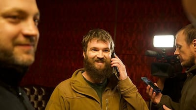 The Ukrainian prisoners of war were freed after Turkey mediated another swap involving 200 'hostages'. AP