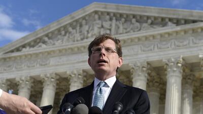 Anthony D Elonis's lawyer, John P Elwood, contends that his client's threats to kill his former wife and an FBI agent are covered by freedom of speech. Photo: Susan Walsh / AP