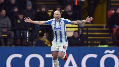 Centre midfield: Aaron Mooy (Huddersfield) – Huddersfield had not score on the road since the opening day. Mooy struck twice as they ended that wait in style by beating Watford 4-1. Daniel Hambury / AP Photo