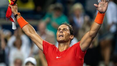Rafael Nadal was triumphant in Toronto. EPA