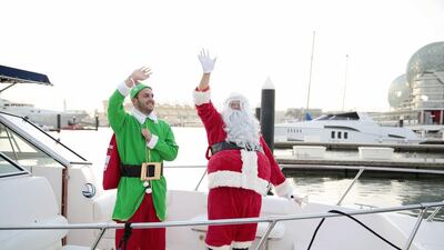 Yas Marina Let It Snow. Courtesy Yas Marina