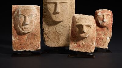 Four ancient funerary stelae from Yemen are due to go on show at the Victoria and Albert Museum's East Storehouse in London from 2025. Photo: V&A