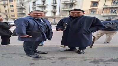 Milan Fashion Week's styles extend beyond the runway, with many visitors also wearing their finest attire at the event. All photos: Sarah Maisey / The National