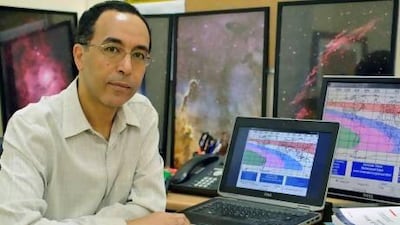 Dr Nidhal Guessoum, an astrophysicist at the American University of Sharjah, says computer models can predict when the new crescent moon will be visible from any given region. Charles Crowell / The National