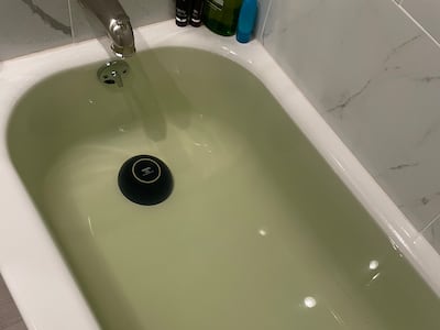 The water that comes out of Vidhi Bamzai's taps in Jackson, Mississippi, is tinged green. Photo: Vidhi Bamzai