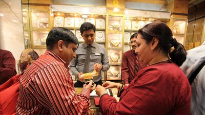Buying gold during Diwali is a tradition among Indians. A reader says it is a festival that every Indian looks forward to. Pawan Singh / The National