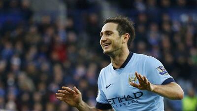 Centre midfield: Frank Lampard, Manchester City. Drew level with Thierry Henry on 175 Premier League goals after his winner at Leicester. (Photos: Darren Staples / Reuters)