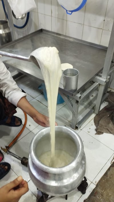 Kalari is known for its stretched, stringy texture. Photo: Kalpana Sunder