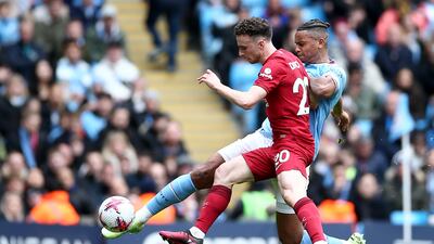 Diogo Jota - 6. Clever play to keep himself onside and then hold off Akanji for Salah to tap home Liverpool’s opener. His confidence on the ball was crucial in helping the Reds hold on to the ball in the first half. EPA