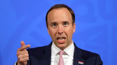 Matt Hancock, the UK's former health secretary, says he is honoured to assist Africa's recovery from the Covid pandemic. Reuters