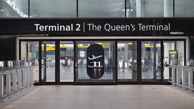 A deserted Terminal 2 at Heathrow Airport. Residents close to the electricity substation that caught fire said they heard 'explosive-like' noises. EPA