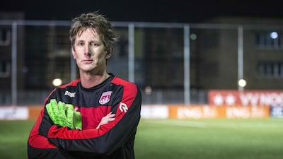 Edwin van der Sar has returned to football to help out his first club VV Noordwijk. Alexander Schippers / AFP