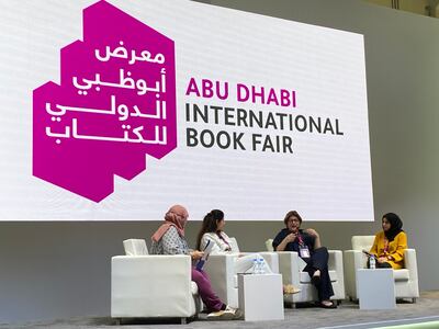 The Reading Rocks panel discussion featured local schoolteachers and children's authors. Photo: Khushnum Bhandari / The National