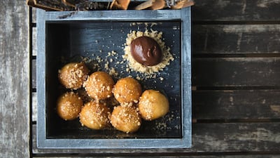 Loukoumades at Mazi