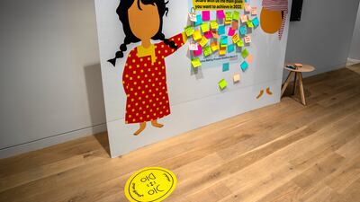 Abu Dhabi Early Childhood Authority reception area.