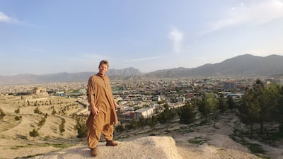 Norwegian author Gunnar Garfors, pictured in Kabul, Afghanistan, has visited every country in the world, twice. Courtesy Gunnar Garfors
