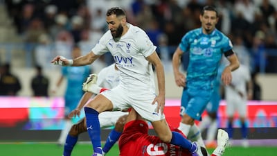 Karim Benzema continued his great form in his first game for Al Hilal. Getty Images