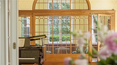 The villa has the sort of huge rooms one would expect to find in stately homes, upmarket -hotels and wedding venues. Courtesy 16elements Architekturfotografie via Savills International