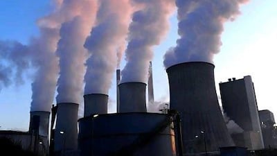 The Kyoto Protocol, the only binding agreement aimed at cutting greenhouse-gas emissions, expires at the end of this year. Above, a coal-fired power plant in Germany. Patrik Stollarz / AFP