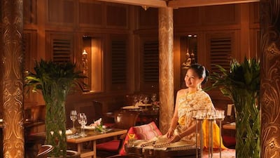 Sukhothai restaurant in the Le Meridien Hotel in Dubai. Courtesy of Le Meridien